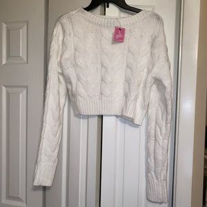 Hera collections cropped sweater - new with tags